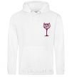 Men`s hoodie Wine not White фото