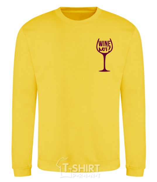 Sweatshirt Wine not yellow фото