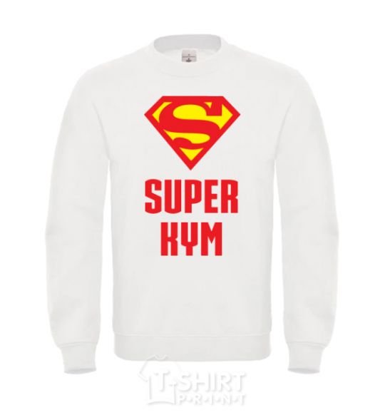 Sweatshirt Super cousin White фото