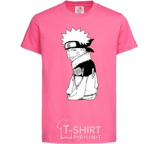 Kids T-shirt Naruto with a tongue heliconia фото