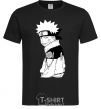 Men's T-Shirt Naruto with a tongue black фото