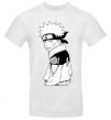 Men's T-Shirt Naruto with a tongue White фото