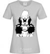 Женская футболка Аниме kiba с собакой Серый фото