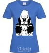 Women's T-shirt Anime kiba with a dog royal-blue фото