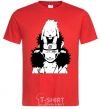 Men's T-Shirt Anime kiba with a dog red фото