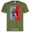 Men's T-Shirt Naruto red and blue millennial-khaki фото