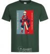 Men's T-Shirt Naruto red and blue bottle-green фото