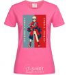 Women's T-shirt Naruto red and blue heliconia фото