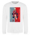 Sweatshirt Naruto red and blue White фото