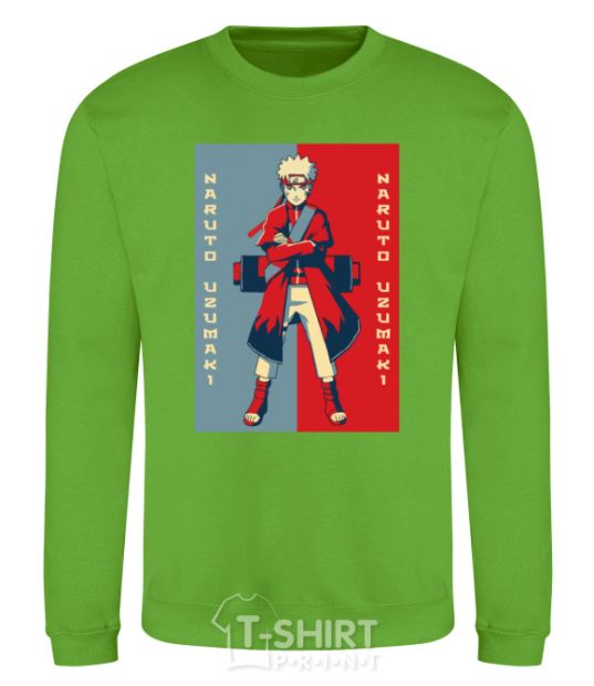 Sweatshirt Naruto red and blue orchid-green фото