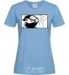 Women's T-shirt Whatchy dots sky-blue фото