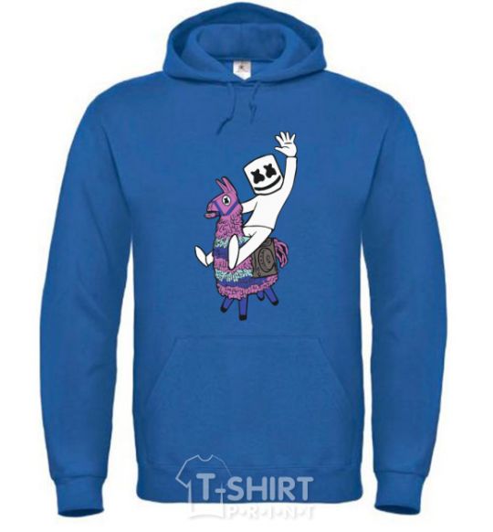 Men`s hoodie Marshmello fortnite royal фото