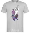 Men's T-Shirt Marshmello fortnite grey фото