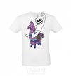 Men's T-Shirt Marshmello fortnite White фото