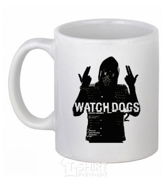 Ceramic mug Watch Dogs Wrench White фото