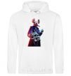 Men`s hoodie Watch dogs pig White фото