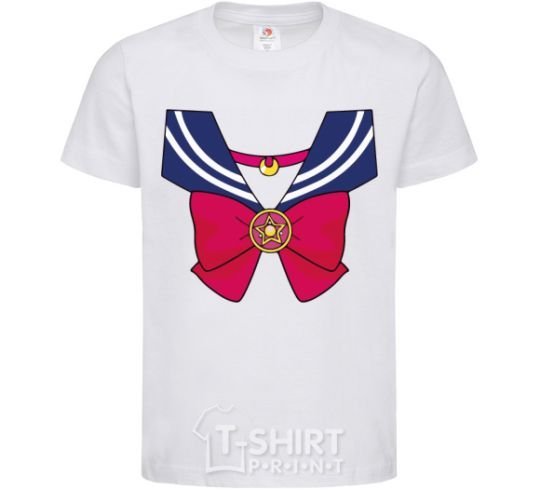 Kids T-shirt Sailor moon bow White фото