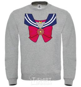 Sweatshirt Sailor moon bow sport-grey фото
