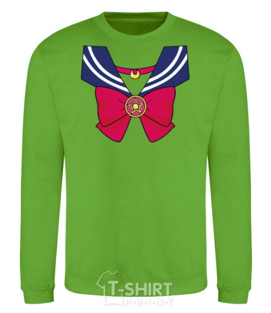 Sweatshirt Sailor moon bow orchid-green фото