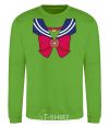 Sweatshirt Sailor moon bow orchid-green фото