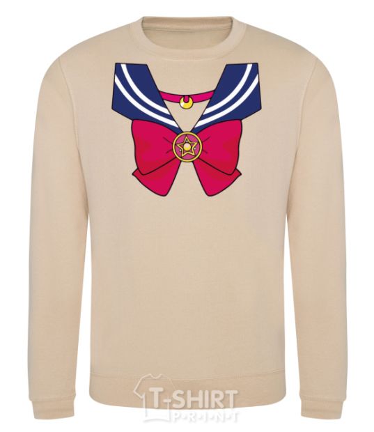 Sweatshirt Sailor moon bow sand фото