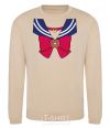 Sweatshirt Sailor moon bow sand фото