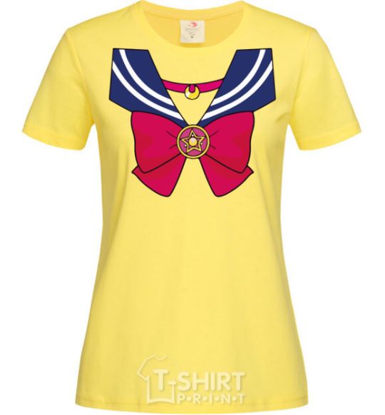 Women's T-shirt Sailor moon bow cornsilk фото