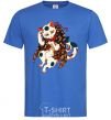 Men's T-Shirt Anime cat royal-blue фото