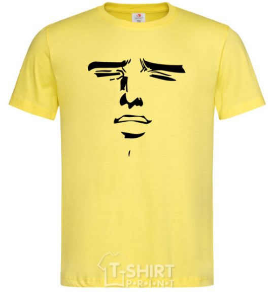 Men's T-Shirt Anime face cornsilk фото