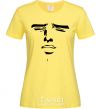 Women's T-shirt Anime face cornsilk фото