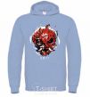 Men`s hoodie Cyberpunk dzen sky-blue фото