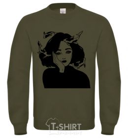 Sweatshirt The girl with the fish sand фото