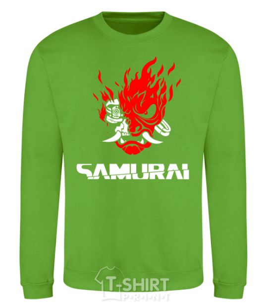 Sweatshirt Cyberpunk 2077 samurai orchid-green фото