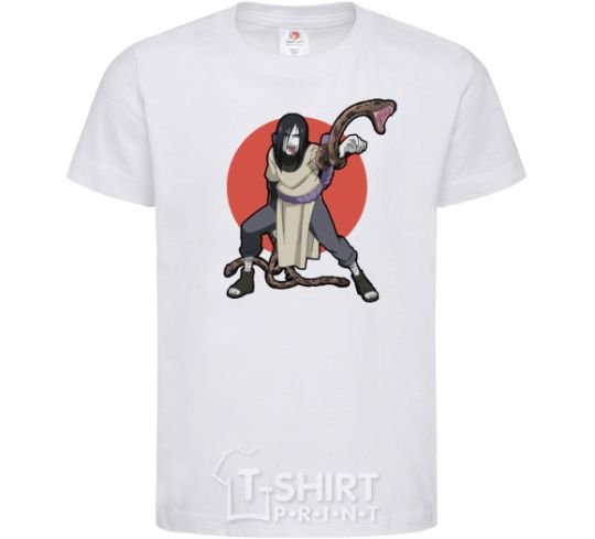 Kids T-shirt Naruto Orochimaru White фото