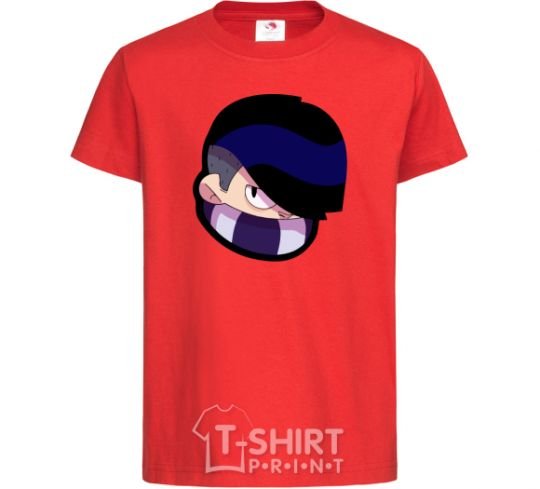 Kids T-shirt Brawl Stars Edgar red фото