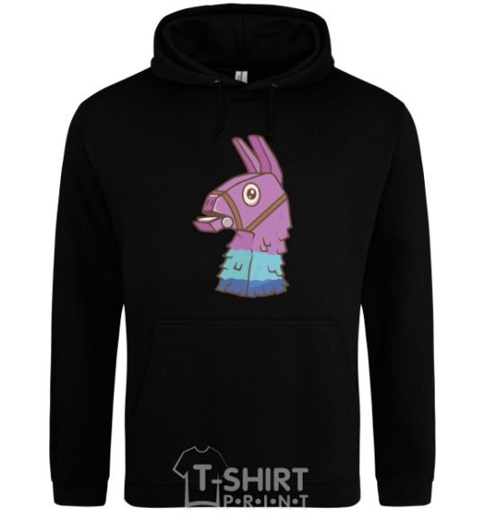 Men`s hoodie Fortnite llama black фото