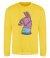 Sweatshirt Fortnite llama yellow фото