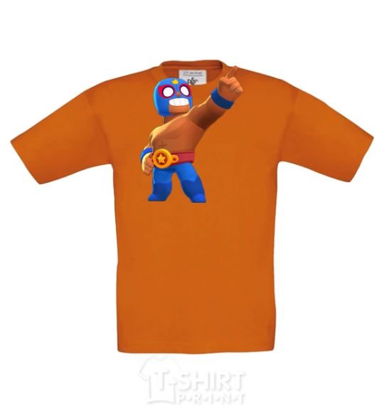 Kids T-shirt Brawl Stars El Primo cornsilk фото