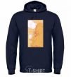 Men`s hoodie One Punch Man yellow navy-blue фото