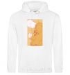 Men`s hoodie One Punch Man yellow White фото