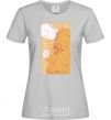 Women's T-shirt One Punch Man yellow grey фото