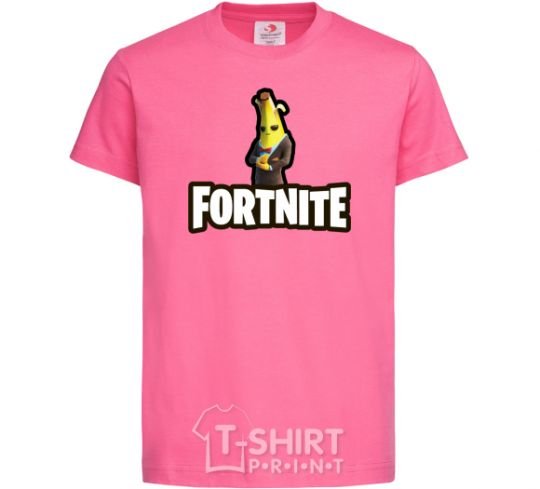 Kids T-shirt Fortnite banana heliconia фото