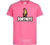 Детская футболка Фортнайт банан Ярко-розовый фото