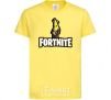 Kids T-shirt Fortnite banana cornsilk фото