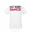 Men's T-Shirt Eat sleep dance White фото