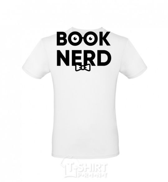 Men's T-Shirt Book nerd White фото