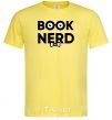Men's T-Shirt Book nerd cornsilk фото