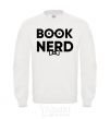 Sweatshirt Book nerd White фото