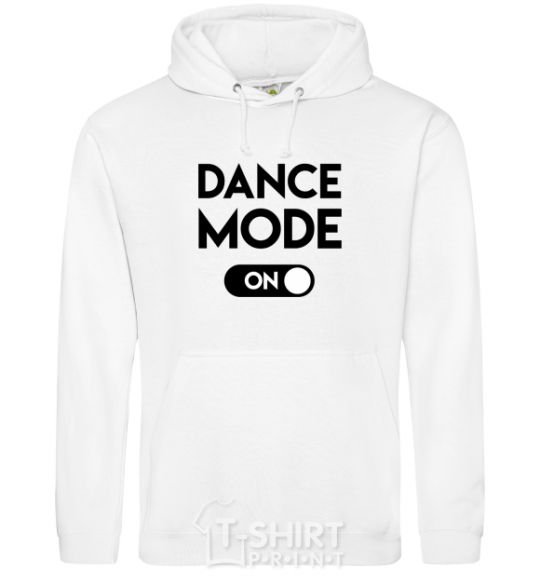 Men`s hoodie Dance mode White фото