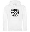 Men`s hoodie Dance mode White фото